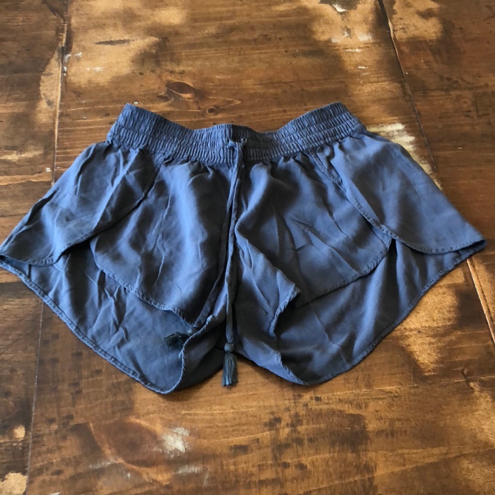 Flirty tulip hem shorts